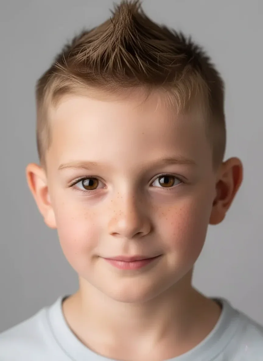 Faux Hawk kids hairstyle