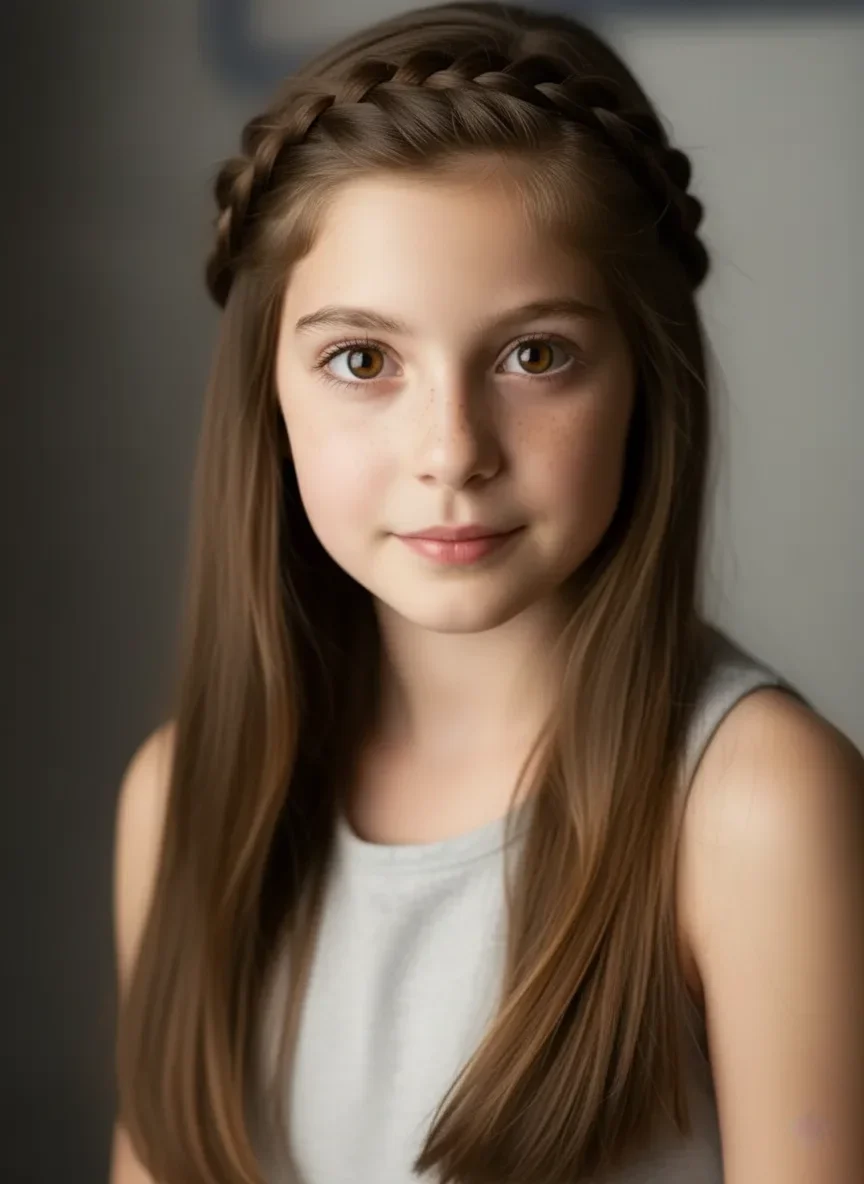 Headband Braid kids hairstyle