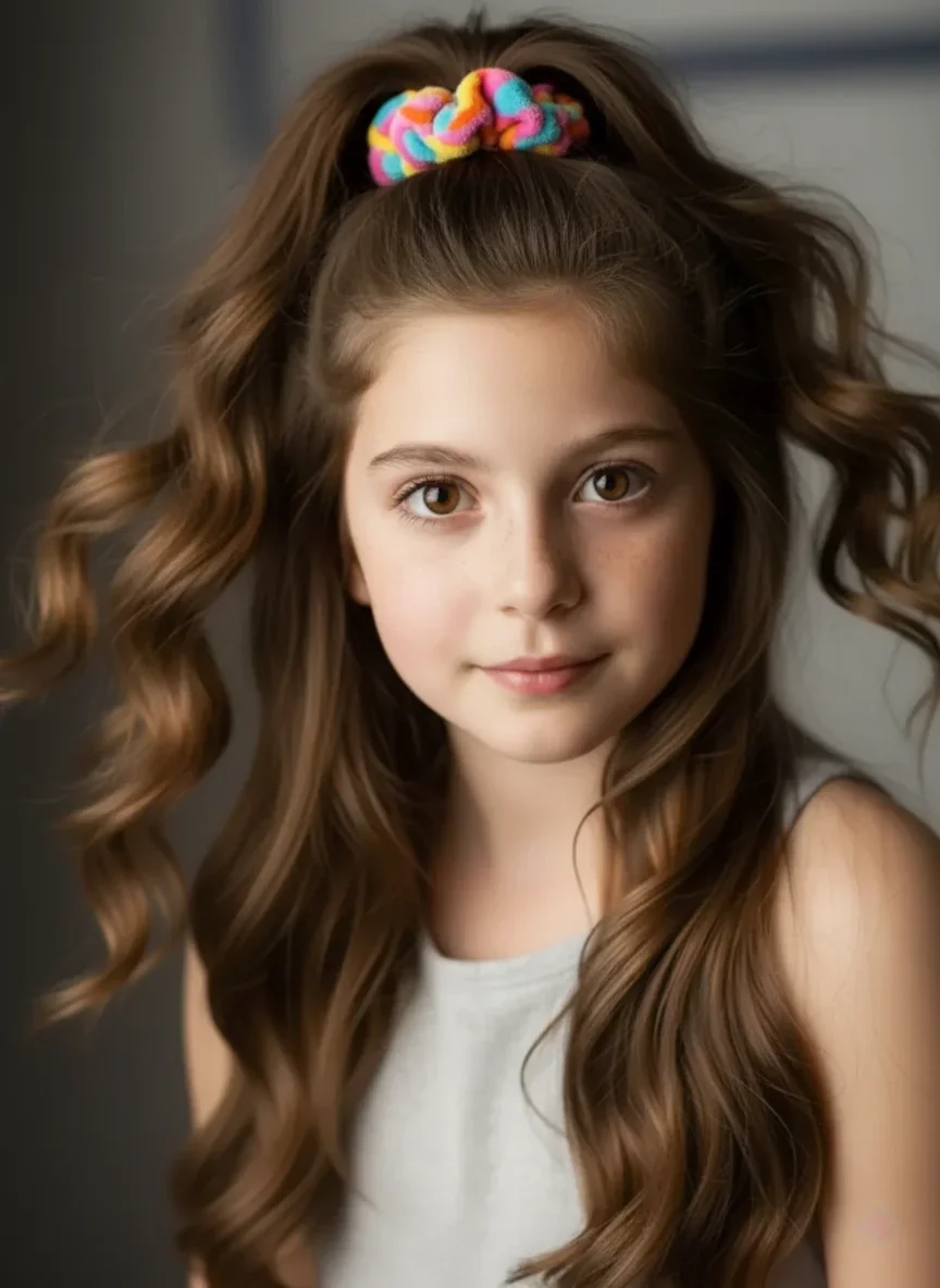 High Ponytail kids hairstyle