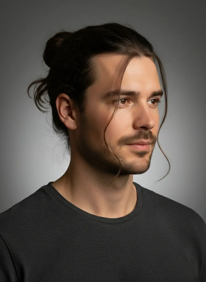 Man Bun hairstyle