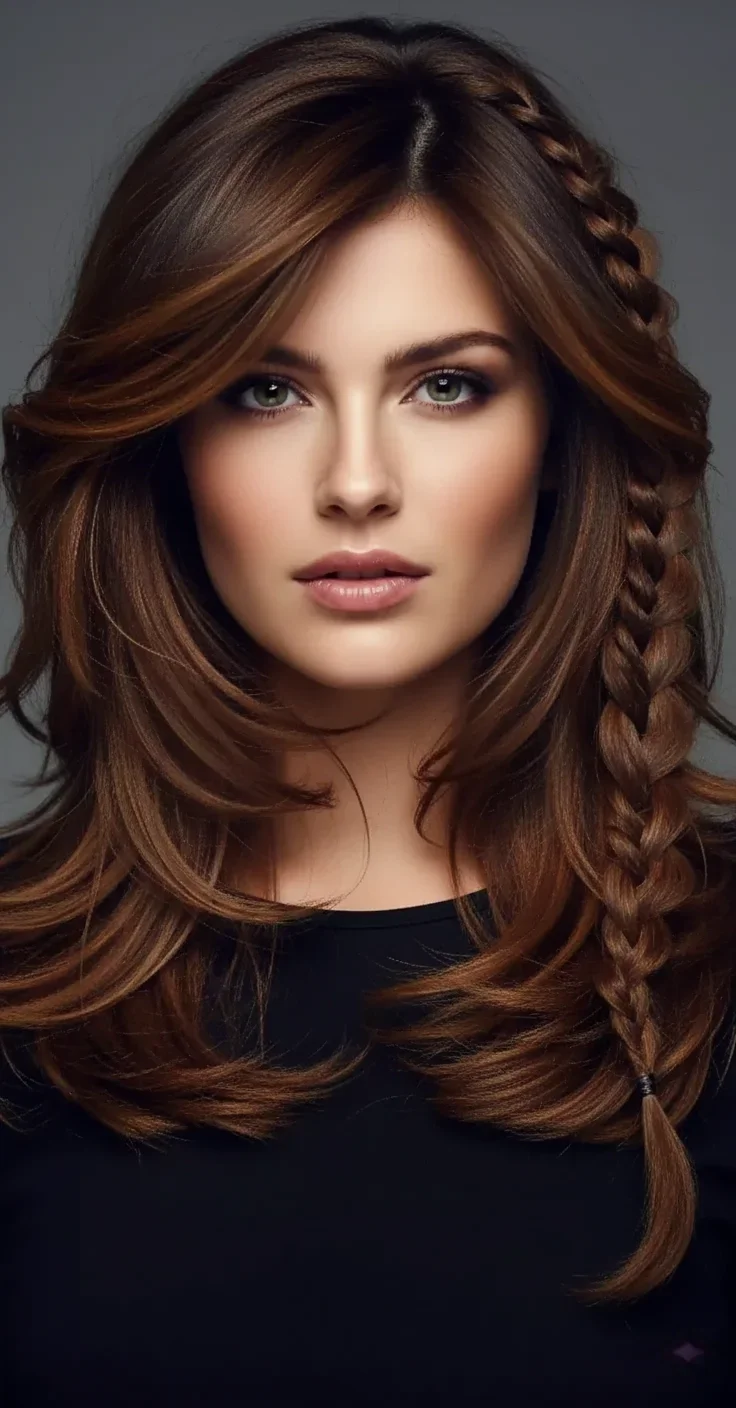 Waterfall Braid hairstyle