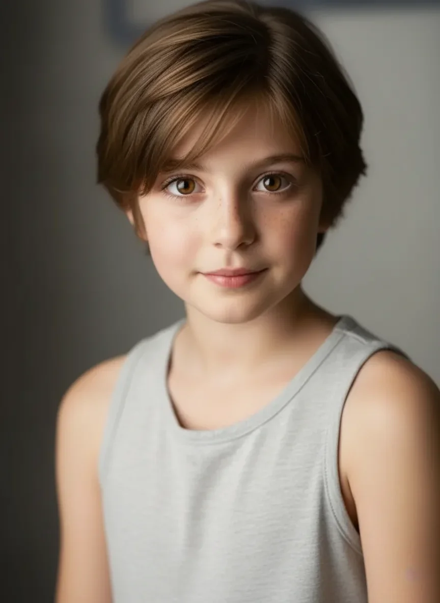 Wispy Pixie kids hairstyle